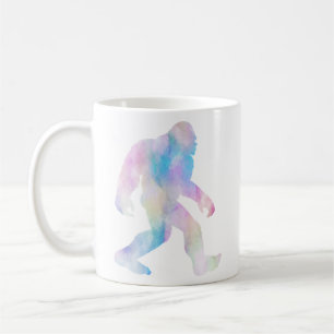 Wasserfarbe Bigfoot Kaffeetasse