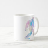 Wasserfarbe Bigfoot Kaffeetasse (VorderseiteRechts)