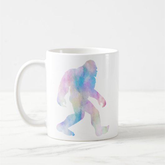 Wasserfarbe Bigfoot Kaffeetasse (Links)
