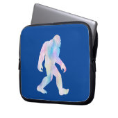 Wasserfarbe Bigfoot Laptopschutzhülle (Vorderseite Links)