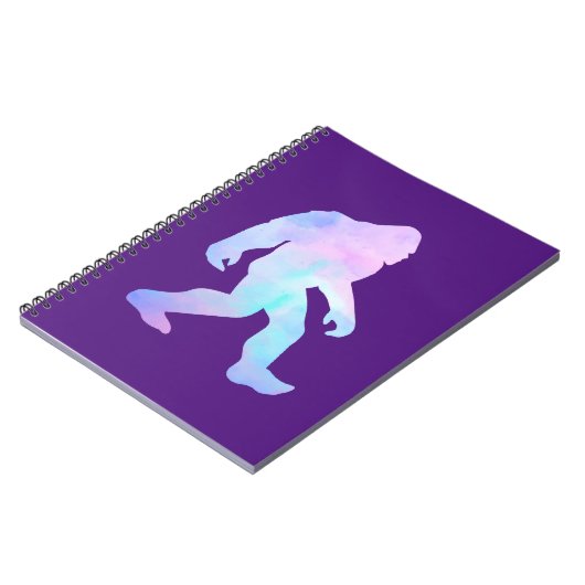 Wasserfarbe Bigfoot Notizblock (Linke Seite)