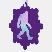 Wasserfarbe Bigfoot Ornament Karte (Linke Ecke)