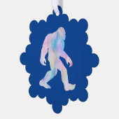 Wasserfarbe Bigfoot Ornament Karte (Linke Ecke)