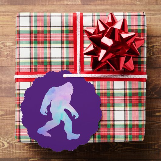 Wasserfarbe Bigfoot Ornament Karte (Insitu (Geschenk))