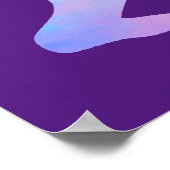 Wasserfarbe Bigfoot Poster (Ecke)