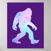 Wasserfarbe Bigfoot Poster (Vorne)
