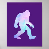 Wasserfarbe Bigfoot Poster (Vorne)