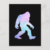 Wasserfarbe Bigfoot Postkarte (Vorderseite)