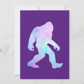 Wasserfarbe Bigfoot Save The Date (Vorderseite)