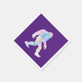 Wasserfarbe Bigfoot Serviette (Ecke)