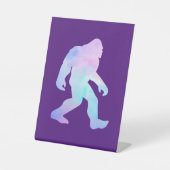 Wasserfarbe Bigfoot Sockelschild (Vorderseite)
