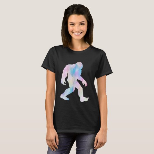 Wasserfarbe Bigfoot T-Shirt (Vorne ganz)