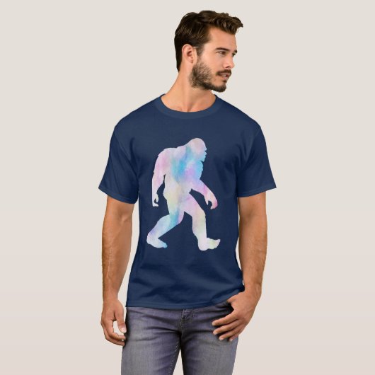 Wasserfarbe Bigfoot T-Shirt (Vorne ganz)