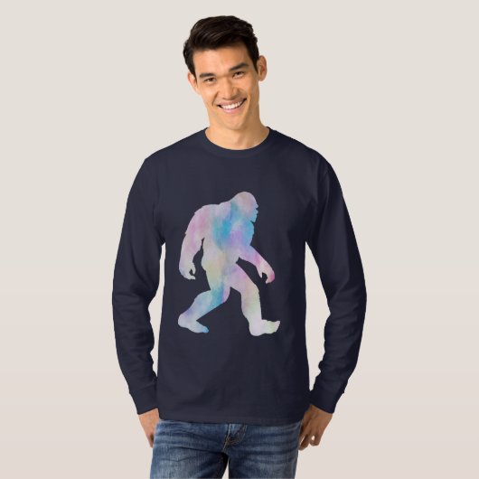 Wasserfarbe Bigfoot T-Shirt (Vorne ganz)