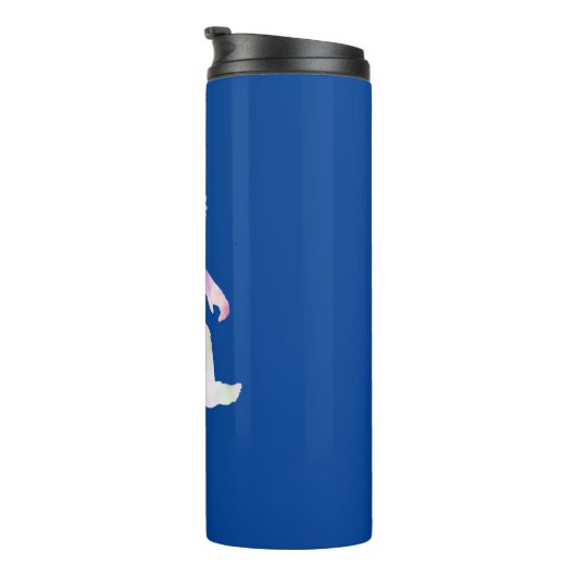 Wasserfarbe Bigfoot Thermosbecher (Nach rechts gedreht)