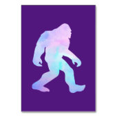 Wasserfarbe Bigfoot Tischnummer (Vorderseite)