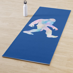 Wasserfarbe Bigfoot Yogamatte