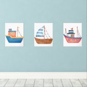 Wasserfarbe Bilderwand Sets (Holzboden)