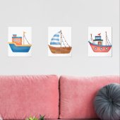 Wasserfarbe Bilderwand Sets (Wohnzimmer)