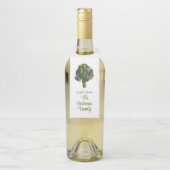 Wasserfarbe Bio Artichos Flaschenanhänger (Auf Flasche)