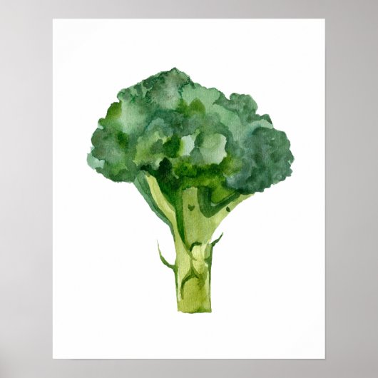 Wasserfarbe Bio Radieschen Poster (Vorne)