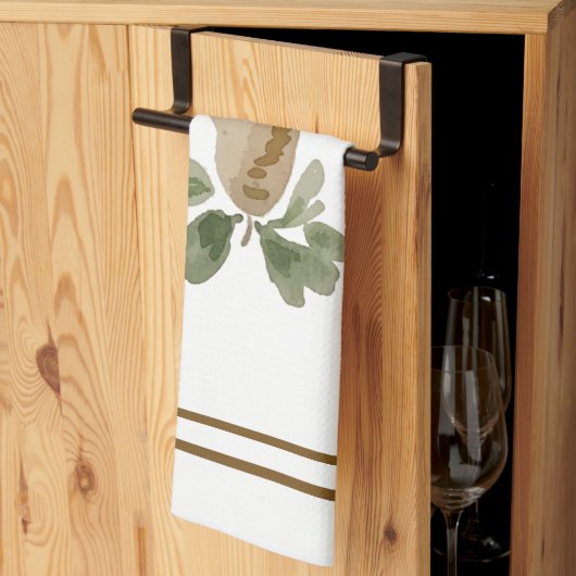 Wasserfarbe Birnen Küchentücher (Drittel gefaltet)