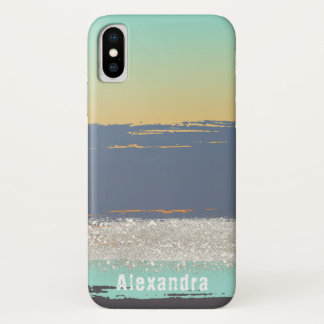 Wasserfarbe Blau Custom Case-Mate iPhone Hülle