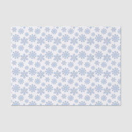 Wasserfarbe Blau Designer Schneeflocke Seidenpapier