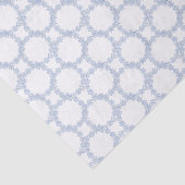 Wasserfarbe Blau Designer Schneeflocke Seidenpapier (Ausschnitt)