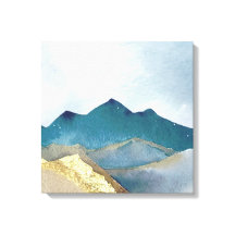 Wasserfarbe Blau Grün Goldmedaille