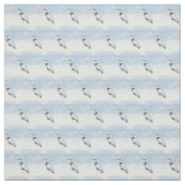 Wasserfarbe Blaue Herde Vogelart Stoff (Muster)