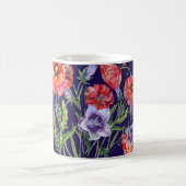 Wasserfarbe Bluebell Poppy Array Kaffeetasse (Mittel)