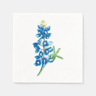 Wasserfarbe Bluebonnet 2 Serviette