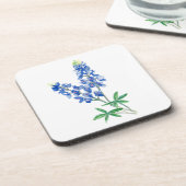 Wasserfarbe Bluebonnet 3 Getränkeuntersetzer (Linke Seite)