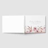 Wasserfarbe, Blume Bouquet, Beige Gästebuch (Voll)