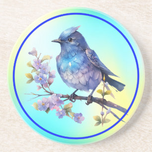 Wasserfarbe Blume Fairy Bird Clipart-73611 Getränkeuntersetzer