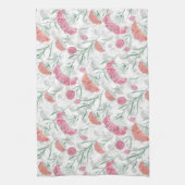 Wasserfarbe, Blume Geschirrtuch (Vertikal)