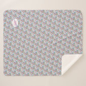 WASSERFARBE-BLUME SHERPADECKE (Vorderseite (Horizontal))