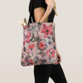 Wasserfarbe, Blume. Tasche (Von Nahem)