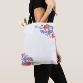 Wasserfarbe, Blume. Tasche (Von Nahem)
