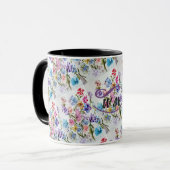 WASSERFARBE-BLUME TASSE (Vorderseite Links)