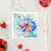 Wasserfarbe Blumen Wiener Hintergrund Serviette (Beispiel)