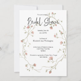 Wasserfarbe Bohemisch Bridal Dusche Einladung
