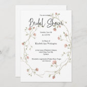 Wasserfarbe Bohemisch Bridal Dusche Einladung (Vorne/Hinten)