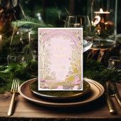 Wasserfarbe Boho Pilze Save the Date Lila Folieneinladung