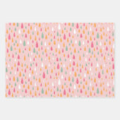 Wasserfarbe Boho Regenbogen und Stars Geschenkpapier Set (Vorderseite 3)