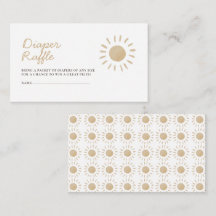 Wasserfarbe Boho Sun Babydusche Windelwanne