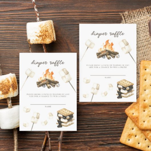 Wasserfarbe Bonfire Babydusche Windelwaschmaschine Begleitkarte