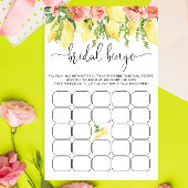 Wasserfarbe Brautparty Bingo Spiel