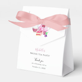 Wasserfarbe Brautparty Tee Party Rosa Danke Geschenkschachtel